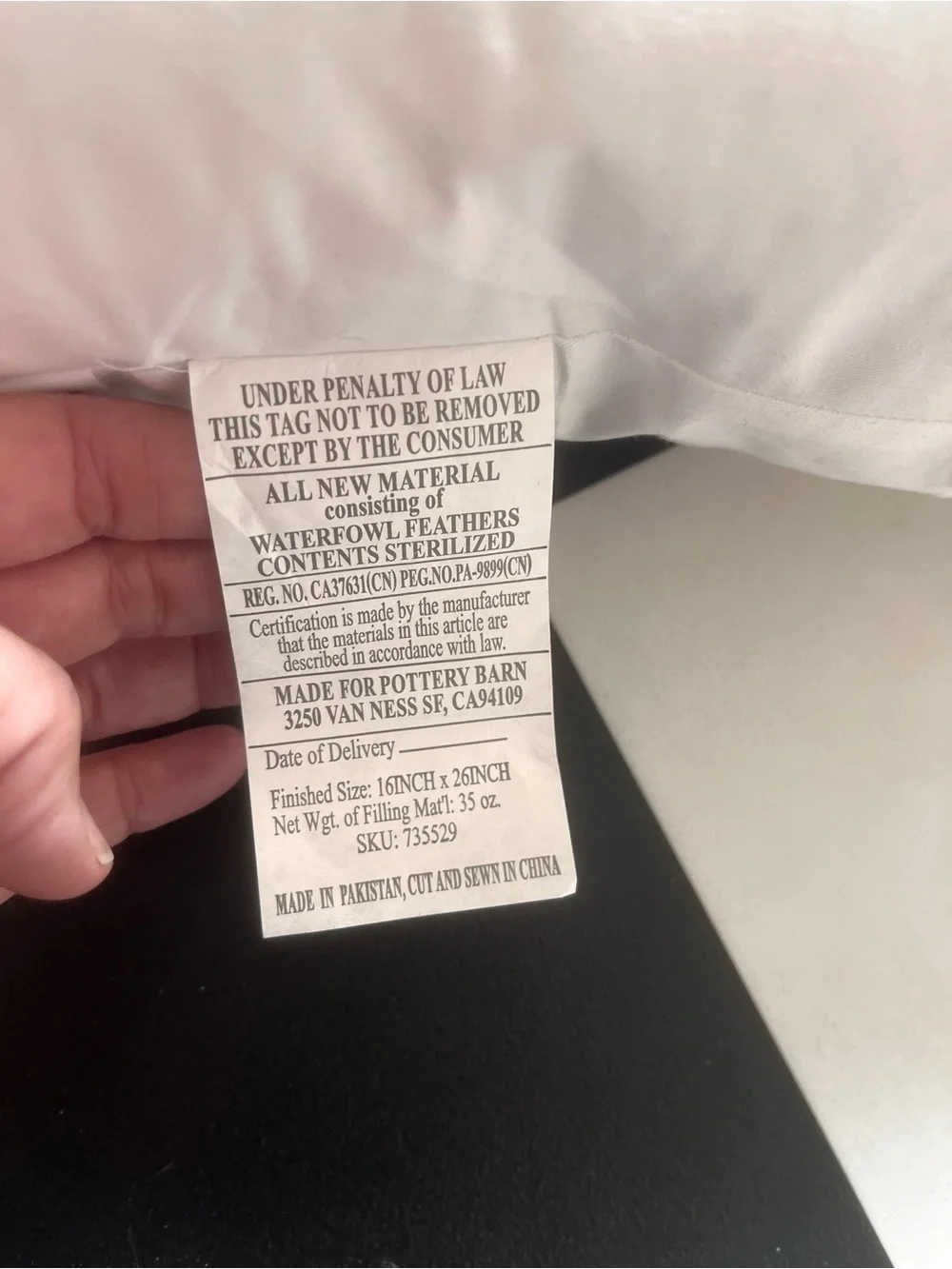 Pottery Barn nwot cotton
